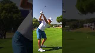 Viktor Hovland Iron Swing Slow Motion Ryder Cup [upl. by Oileduab]