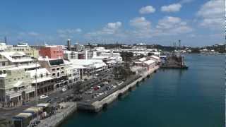 Hamilton Bermuda from top of Fore mast Sorlandet March 22nd2012 [upl. by Eliott]