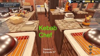 Kebab Chef Restaurant Simulator  Moving Dish Cabinets Ovens And Kitchen Sink Season 1 Episode 57 [upl. by Anasus]