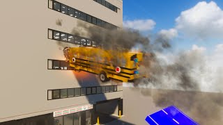 Cars on FIRE VS Flammable Office Building  Teardown [upl. by Chap]