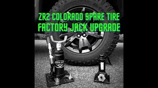 Chevy Colorado ZR2 Factory Jack amp Spare Tire  Upgrade to the Safe Jack OffRoad Private Kit [upl. by Jenna488]