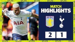 ASTON VILLA 21 SPURS  HIGHLIGHTS [upl. by Bonucci]