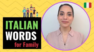 39 Italian Words for Grandma 👵 and Other Family Members [upl. by Nyltiac]