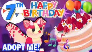 💥MAKE A WISH💥Adopt Me 7th Birthday with New Pets Roblox🎉 [upl. by Thetos]