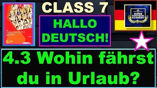 Hallo Deutsch  Modul 4 Lektion 3  Wohin fährst du in Urlaub  Learn German Easily [upl. by Lipinski60]