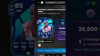 AJIBADE POTM SBC 🔥 MERECE LA PENA 🤔 FC 25 [upl. by Eixirt]