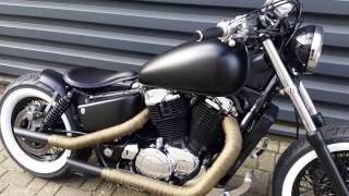 Honda Shadow VT1100 Bobber build nlbobbers3320 [upl. by Anilag]