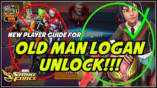 Insane Guide For Old Man Logan  800k Spider Society  4y1r Old Man Logan  Marvel Strike Force [upl. by Derr806]