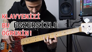 Triadlar ve Beşliler Çemberi  Bas Gitar Klavyenizi Öğrenin [upl. by Kawasaki]