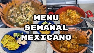 MENU SEMANAL31GUISADOS RENDIDORESFABI CEA [upl. by Anitrak]