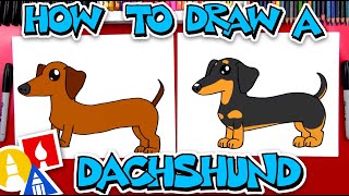 How To Draw A Dachshund [upl. by Sera]