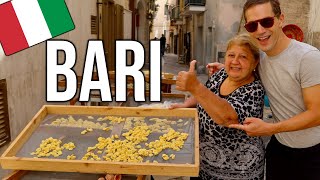 BARIS BEST STREET FOOD in Puglia Italy 🇮🇹🍝 [upl. by Ybloc]