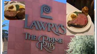 Lawry’s the Prime Rib 🎂🥳👍😋 [upl. by Ennaitak]