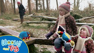 WoollyandTigOfficial  A Quiet Forest with Mummy 🌳👩‍👧  Clip  TV Show For Kids  Winter [upl. by Notfilc]