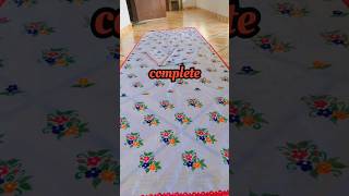 Applique work design mekhela sador🥰🥰 appliquehandwork shortvideo viralvideo [upl. by Higley]