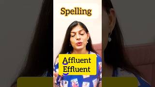 quotAffluent vs Effluent Pronunciation amp Meaning  Common English Confusionsquotenglishwords ytshorts [upl. by Farny]