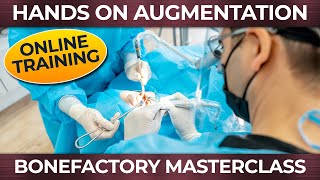 🇺🇸 Hands On Training Online  Bonefactory Masterclass Augmentation Implant Surgery [upl. by Gone721]