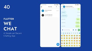 40Custom Emoji Feature Like WhatsApp  Emoji Picker  Chat App In Flutter [upl. by Dionis]