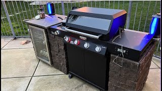 Outdoor Grilling Station  How To Build [upl. by Naeerb]