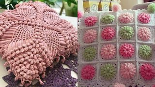 TOP 50 EASY TO MAKE CROCHET EMBROIDERY HANDMADE CUSHION COVERS IDEAS FREE PATTERN DIY PROJECTS [upl. by Melquist523]