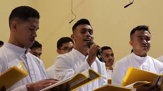 keren banget suara para frater seminari tinggi ledalero di gereja MBSB kota wisata Cibubur [upl. by Ayhtnic570]