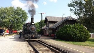 Historic Steam Locomotive Overworked And Unable To Pull Train Up Hill Needs Shunter Help [upl. by Hooke]