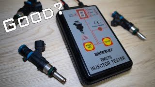 All you need to know about Fuel injector tester kitCleaning fuel injectors AllSun Injector Tester [upl. by Notnirt402]