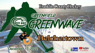 Greenfield Greenwave Hockey vs Belchertown [upl. by Swetiana]