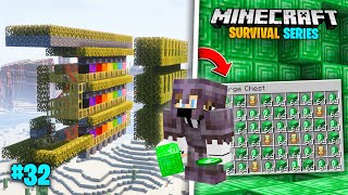 I Built Best Raid Farm For Minecraft Pe 120 Survival Series 32 [upl. by Averir]