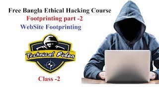 Free bangla Ethical Hacking Course  Footpriting part 2  Website Footprinting [upl. by Pinsky]