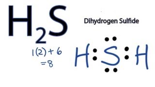 H2S Lewis Structure  How to Draw the Dot Structure for H2S [upl. by Shani997]