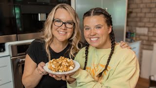 GRANDMA BARBARAS CARAMEL CORN with Dana [upl. by Horsey536]