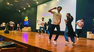 CMRIT BOYS AND GIRLS Group Dance in FRESHER 2024 actorsaahil7vlogs KURCHI DANCE [upl. by Assetak]