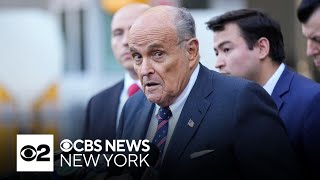 Rudy Giuliani turns over luxury watches MercedesBenz in defamation case [upl. by Airdnola]