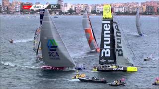 Leg 1 Start Highlights  Volvo Ocean Race 201415 [upl. by Etnuhs]