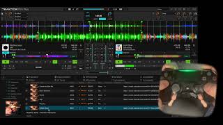 DJing with a PlayStation 4 Controller DualShock 4 using MaxMSP [upl. by Fulks753]