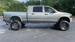 Take off video LIFTED 2006 Dodge RAM 2500 MEGA CAB SLT 59L Cummins 4x4 FOR SALE and review [upl. by Medarda]