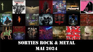 Sorties dAlbums Rock amp Metal Mai 2024 [upl. by Trstram]