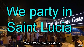 Travel video  We party in Saint Lucia [upl. by Lewap]