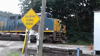 CSX power move in Rowlesburg WV [upl. by Schulz969]