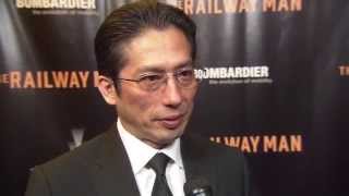 Hiroyuki Sanada  The Railway Man NYC Premiere Interview [upl. by Simpkins]