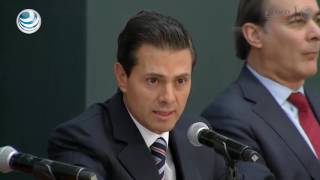 Peña Nieto presenta estrategia para mantener estabilidad económica [upl. by Rimat]