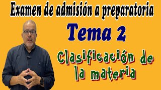 Clasificación de la materia Sustancias puras y mezclas Tema 2 [upl. by Llehcim]