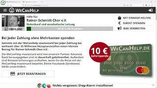 Teil 1 WeCanHelp mastercard  1000 € in 100 Tagen sammeln [upl. by Demott564]