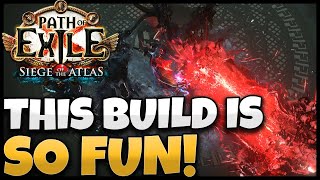 POE 317 The Most Fun Build Of The League  Lightning Soulthirst Trickster Build Guide [upl. by Callery]