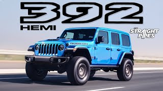 RIP BRONCO RAPTOR 2022 Jeep Wrangler 392 V8 Review [upl. by Animar]