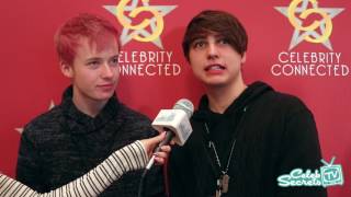 Sam and Colby Interview Celebrity Connected Gifting Suite [upl. by Supat]