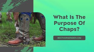 What Is The Purpose Of Chaps [upl. by Einnim]