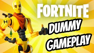 DUMMY Skin Gameplay In Fortnite [upl. by Bullion]