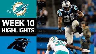 Dolphins vs Panthers  NFL Week 10 Game Highlights [upl. by Anirbac]